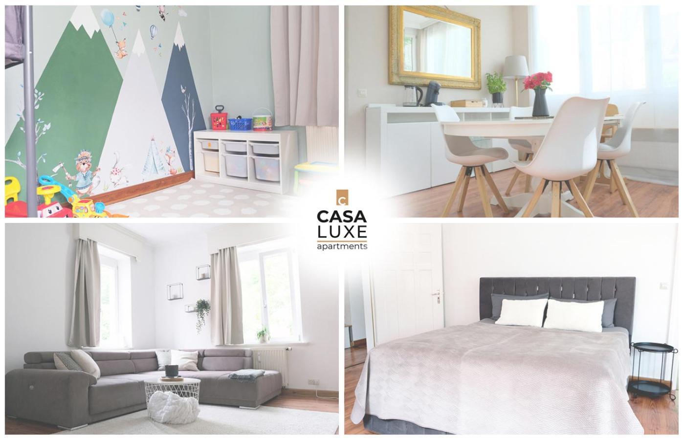 Casa Luxe - 110Qm - Stadtmitte - Familienfreundlich - Parkplatz - 5Km Zum Legoland Günzburg Exterior foto